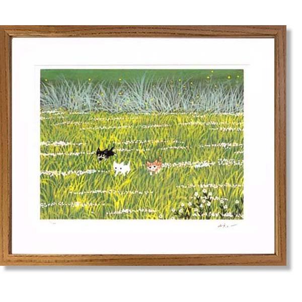 絵画 版画 渡辺あきお・野原の冒険 インテリア | 渡辺あきお | 絵画