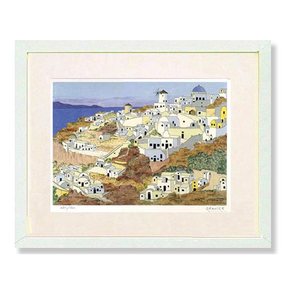 油絵　「ギリシャ」 風景画 8号 額装付き 71bOLrsFEUL._UF350,350_QL50_.jpg