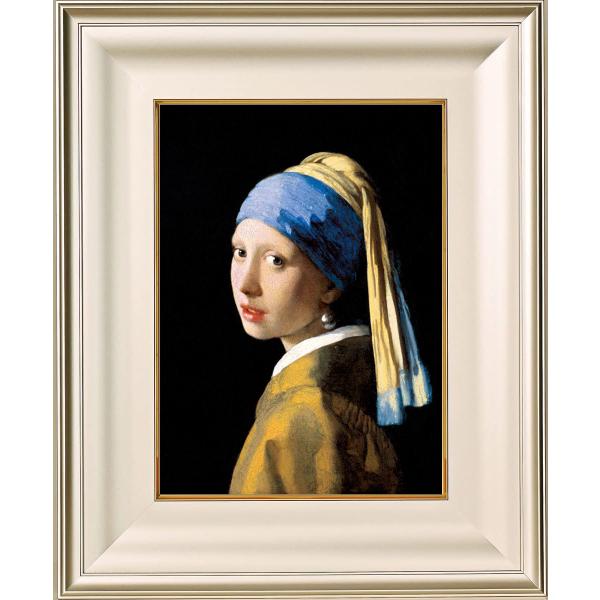 ヨハネス・フェルメール 青いターパンの少女 絵 額縁 Amazon.co.jp: ヨハネス・フェルメール 「 真珠の耳飾りの少女
