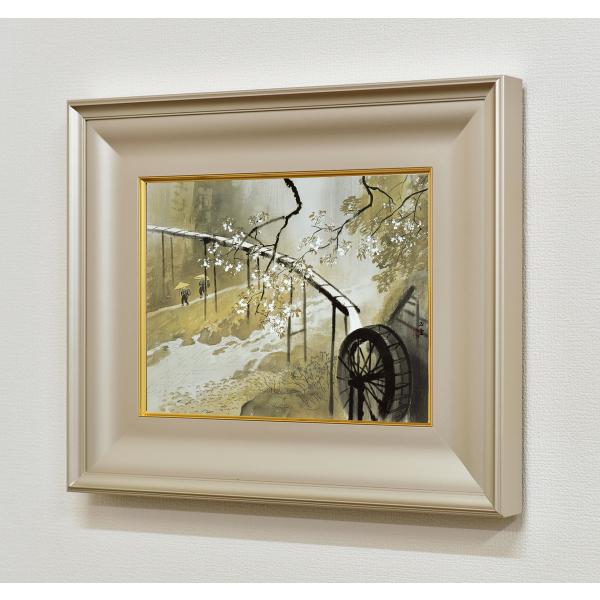 絵画 川合玉堂 （かわいぎょくどう） 暮春の雨 （ぼしゅんのあめ