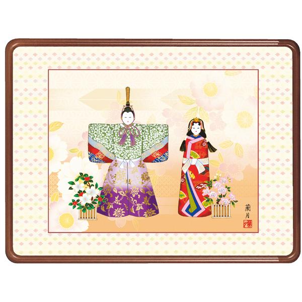 掛け軸 立雛の画 川村観峰 立雛 日本画 掛け軸 掛軸 ひな祭り 桃の節句