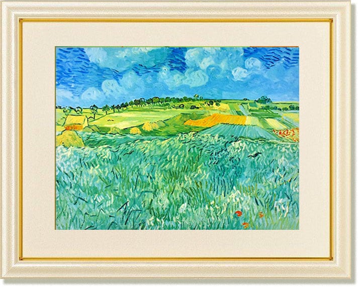 絵画 ゴッホ オーバーズの近くの平野 名画 巨匠 インテリア | ゴッホ