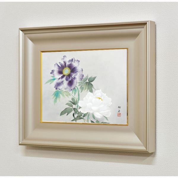 絵画 速水御舟（はやみぎょしゅう）・ 牡丹双華（ぼたんそうげ