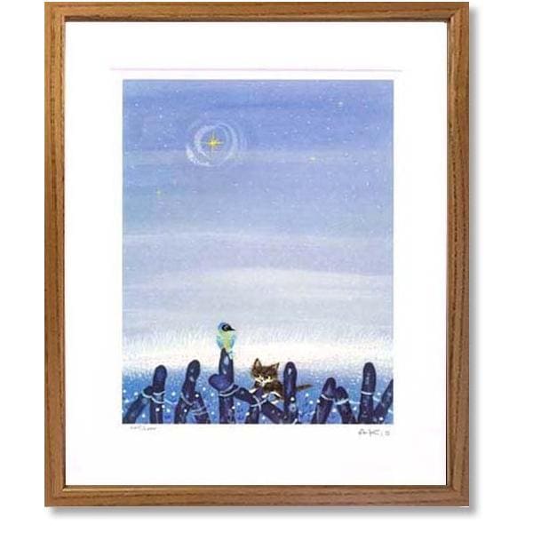 絵画 版画 渡辺あきお 星に導かれて インテリア | 渡辺あきお | 絵画