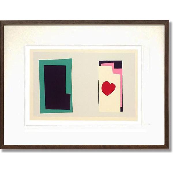 マティス、シルクスクリーン、 絵画 マティス・ハートジャズ7 シルクスクリーン刷 ミュージアムアート