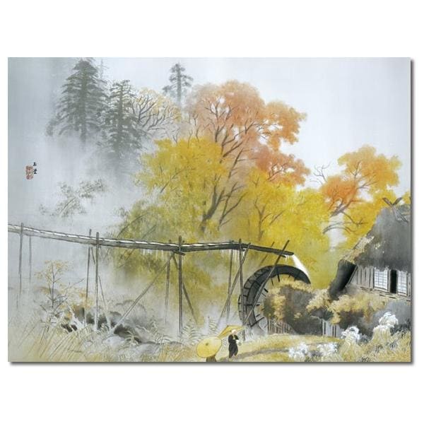 油絵 油彩 油彩画 絵 絵画 【冬の夕陽】