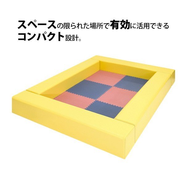 キッズコーナー TB-470 サイズ 横幅1300x奥行1750x高さ200mm コンパクト設計 キッズスペース 学童保育 託児所 児童館 小児病棟 図書館 塾 子供用テーブル 長机 国産 日本製
