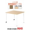 セミナーテーブル E-EDL-1212KM 幅1200x奥行1200x高さ640mm 正方形 【法人様配送料無料(北海道 沖縄 離島を除く)】 塾用テーブル 子供用テーブル キッズテーブル学校 学童保育 教育施設 児童クラブ 学校
