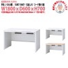オフィスデスク 【組立サービス付き】 平机 パネル脚 引き出し付タイプ 受注生産品 DUK7-186CP W1800×D600×H700mm 事務机 机 デスク