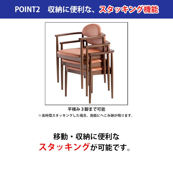 会議椅子 ミーティングチェア LCF-4AL-2 2脚セット ビニールレザー 横幅582×奥行き532×高さ742・座面高431mm 会議室 休憩室 社員食堂 スタッキングチェア 会議用チェア 会議用椅子 会議イス 会議用イス 社員食堂椅子