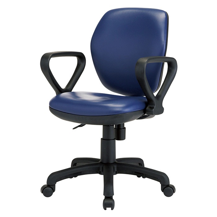 事務椅子 FST-77AL 幅580x奥行620x高さ830～920mm 座面高425～515mm ビニールレザー A肘付 ミドルバックタイプ オフィスチェア デスクチェア 高性能チェア 体圧分布 TOKIO 藤沢工業