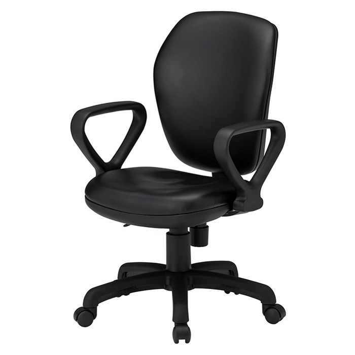 事務椅子 FST-77HAL 幅580x奥行630x高さ900～990mm 座面高425～515mm ビニールレザー A肘付 ハイバックタイプ オフィスチェア デスクチェア 高性能チェア 体圧分布 TOKIO 藤沢工業