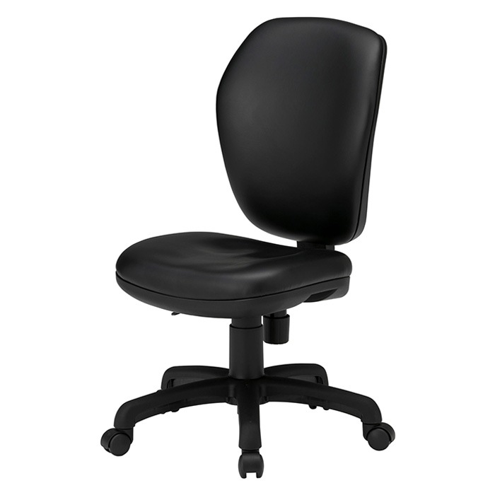 事務椅子 FST-77HL 幅578x奥行630x高さ900～990mm 座面高425～515mm ビニールレザー 肘なし ハイバックタイプ オフィスチェア デスクチェア 高性能チェア 体圧分布 TOKIO 藤沢工業