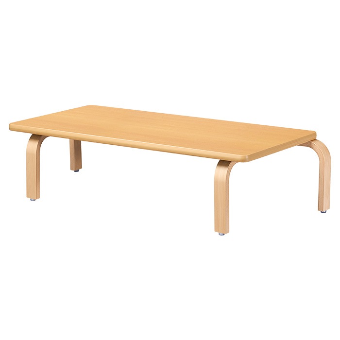 保育園 テーブル 幼稚園 机 E-BNA-1260KZ サイズ 幅1200x奥行600x高さ320mm 角型 学童保育 託児所 児童館 小児病棟 図書館 地域センター 塾 子供用テーブル 長机 国産 日本製