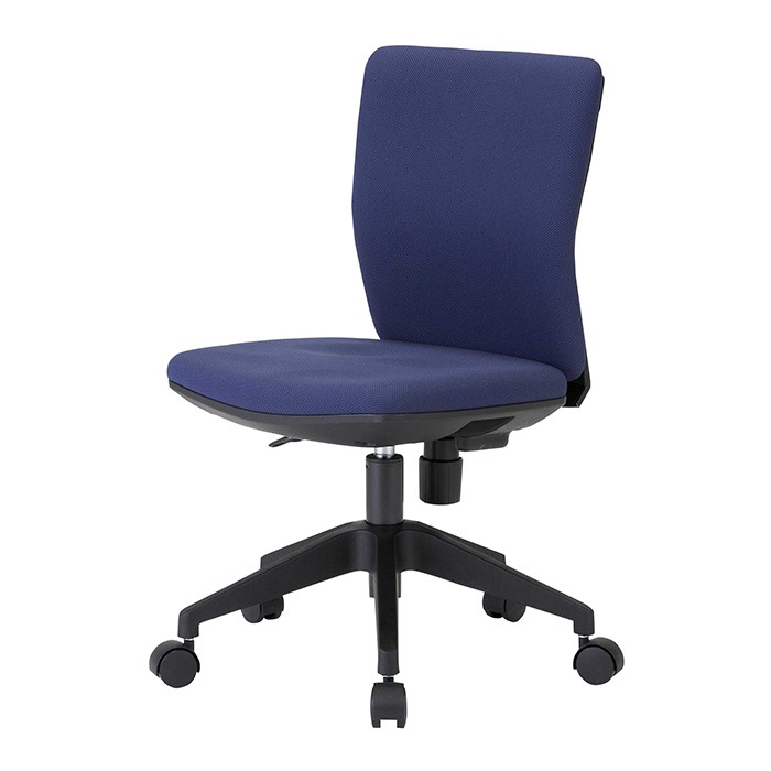 事務椅子 FST-55 幅546x奥行539x高さ780~860mm 座面高410~490mm 布 肘なし オフィスチェア デスクチェア 事務所 事務室 会社 会議椅子 ミーティングチェア 会議室 藤沢工業 オフィス家具