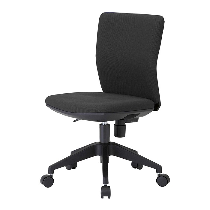事務椅子 FST-55 幅546x奥行539x高さ780~860mm 座面高410~490mm 布 肘なし オフィスチェア デスクチェア 事務所 事務室 会社 会議椅子 ミーティングチェア 会議室 藤沢工業 オフィス家具