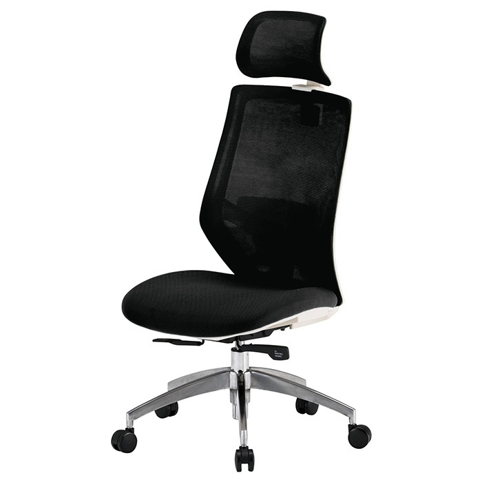 事務椅子 FCM-11-FCM-11HR 幅622x奥行655x高さ1170～1270mm 座面高435～535mm ヘッドレスト付 オフィスチェア デスクチェア 高性能チェア TOKIO 藤沢工業