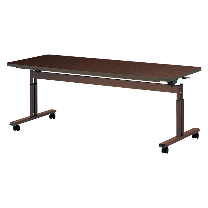 折りたたみテーブル 机 YZ-1875C 生興 折りたたみ式6人用食堂テーブル シルバーフレームの通販