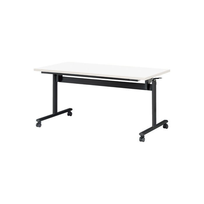 スタッキングテーブル E-TOV-1275K 幅1200x奥行750x高さ720mm 角型 会議用テーブル 折りたたみ キャスター付き 長机 会議テーブル 折り畳み ミーティングテーブル おしゃれ 折りたたみテーブル セミナーテーブル 会議室 テーブル