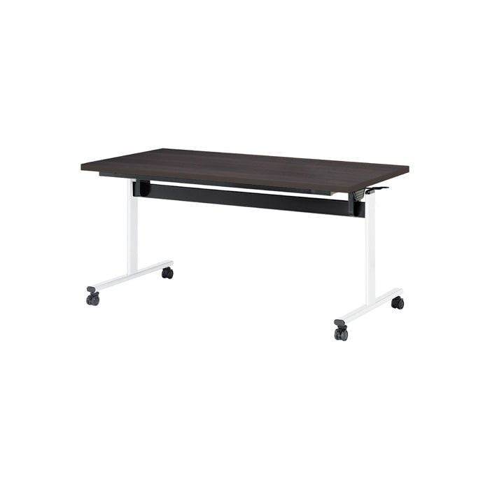 スタッキングテーブル E-TOV-1275K 幅1200x奥行750x高さ720mm 角型 会議用テーブル 折りたたみ キャスター付き 長机 会議テーブル 折り畳み ミーティングテーブル おしゃれ 折りたたみテーブル セミナーテーブル 会議室 テーブル