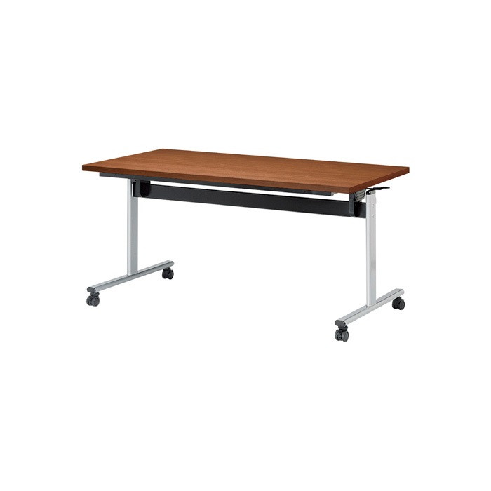 スタッキングテーブル E-TOV-1275K 幅1200x奥行750x高さ720mm 角型 会議用テーブル 折りたたみ キャスター付き 長机 会議テーブル 折り畳み ミーティングテーブル おしゃれ 折りたたみテーブル セミナーテーブル 会議室 テーブル