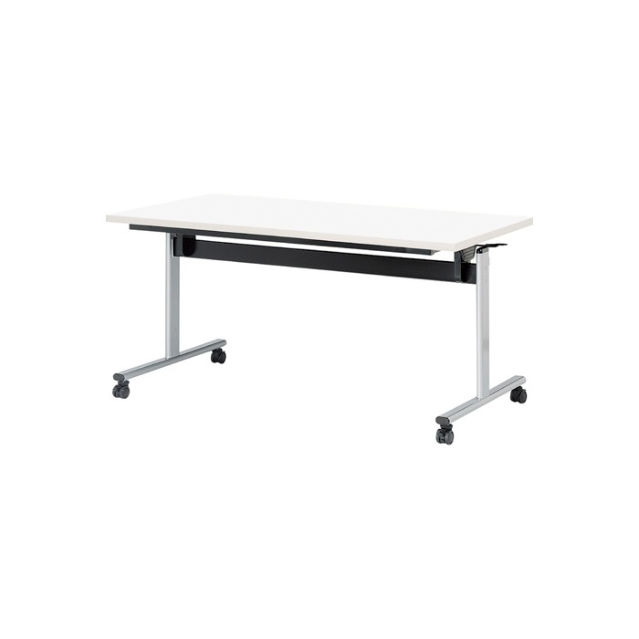 スタッキングテーブル E-TOV-1275K 幅1200x奥行750x高さ720mm 角型 会議用テーブル 折りたたみ キャスター付き 長机 会議テーブル 折り畳み ミーティングテーブル おしゃれ 折りたたみテーブル セミナーテーブル 会議室 テーブル