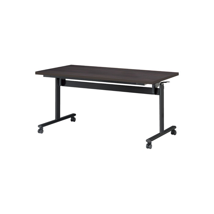 スタッキングテーブル E-TOV-1275K 幅1200x奥行750x高さ720mm 角型 会議用テーブル 折りたたみ キャスター付き 長机 会議テーブル 折り畳み ミーティングテーブル おしゃれ 折りたたみテーブル セミナーテーブル 会議室 テーブル