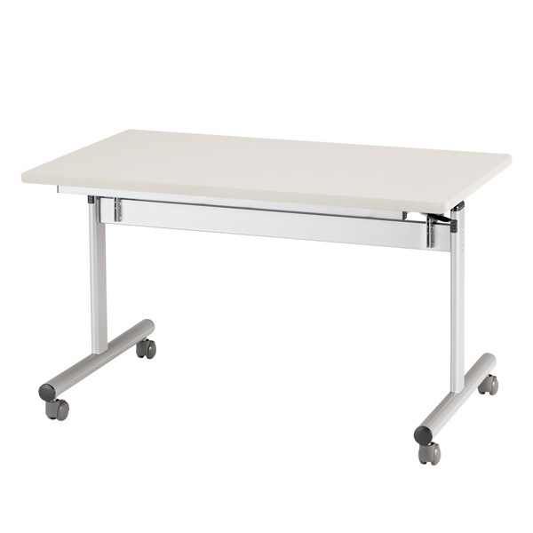 スタッキングテーブル FCT-1275N サイズ 幅1200x奥行750x高さ700mm 棚なし 会議用テーブル 折りたたみ キャスター付き 長机 折り畳み ミーティングテーブル 会議テーブル おしゃれ 折りたたみテーブル セミナーテーブル オーダー 特注サイズ 会議室 テーブル
