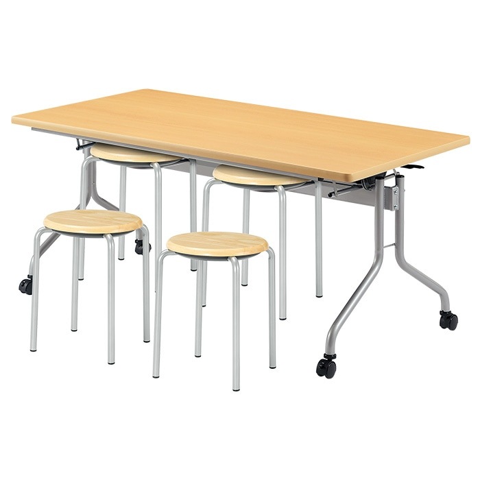 社員食堂テーブルセット 会社 工場 休憩室 会社 工場 休憩室 4人用 E