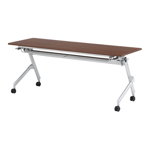 スタッキングテーブル  ATN-1860-ATNS-18 幅1800x奥行600x高さ720mm パネルなし 棚付 会議用テーブル 折りたたみ キャスター付き 長机 会議テーブル 折り畳み ミーティングテーブル おしゃれ 折りたたみテーブル セミナーテーブル 会議室 テーブル