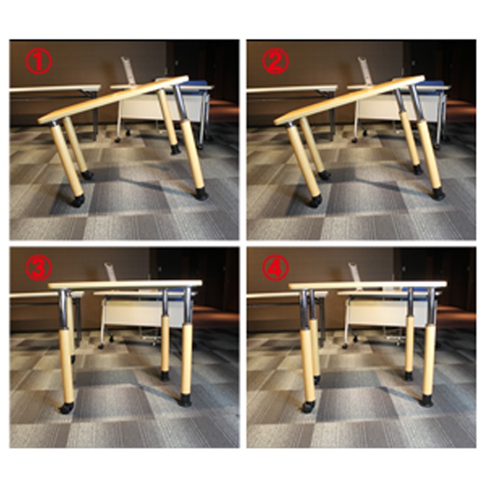 介護用テーブル 高さ調整 キャスター付き 介護テーブル 介護施設テーブル 昇降式 E-FPS-1890K 幅1800x奥行900x高さ600～800mm 角型 老人ホーム デイサービス グループホーム ソフトエッジテーブル 車椅子対応テーブル