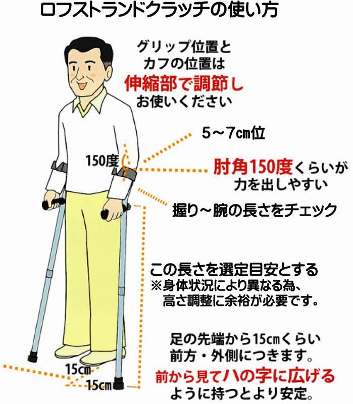 クリスタル産業 ロフストランドクラッチ KR97BA F32 ロフストランド