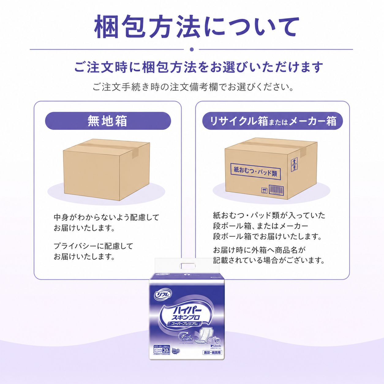 大人用紙おむつ リフレ ハイパースキンプロ スーパープレミアム 20枚入
