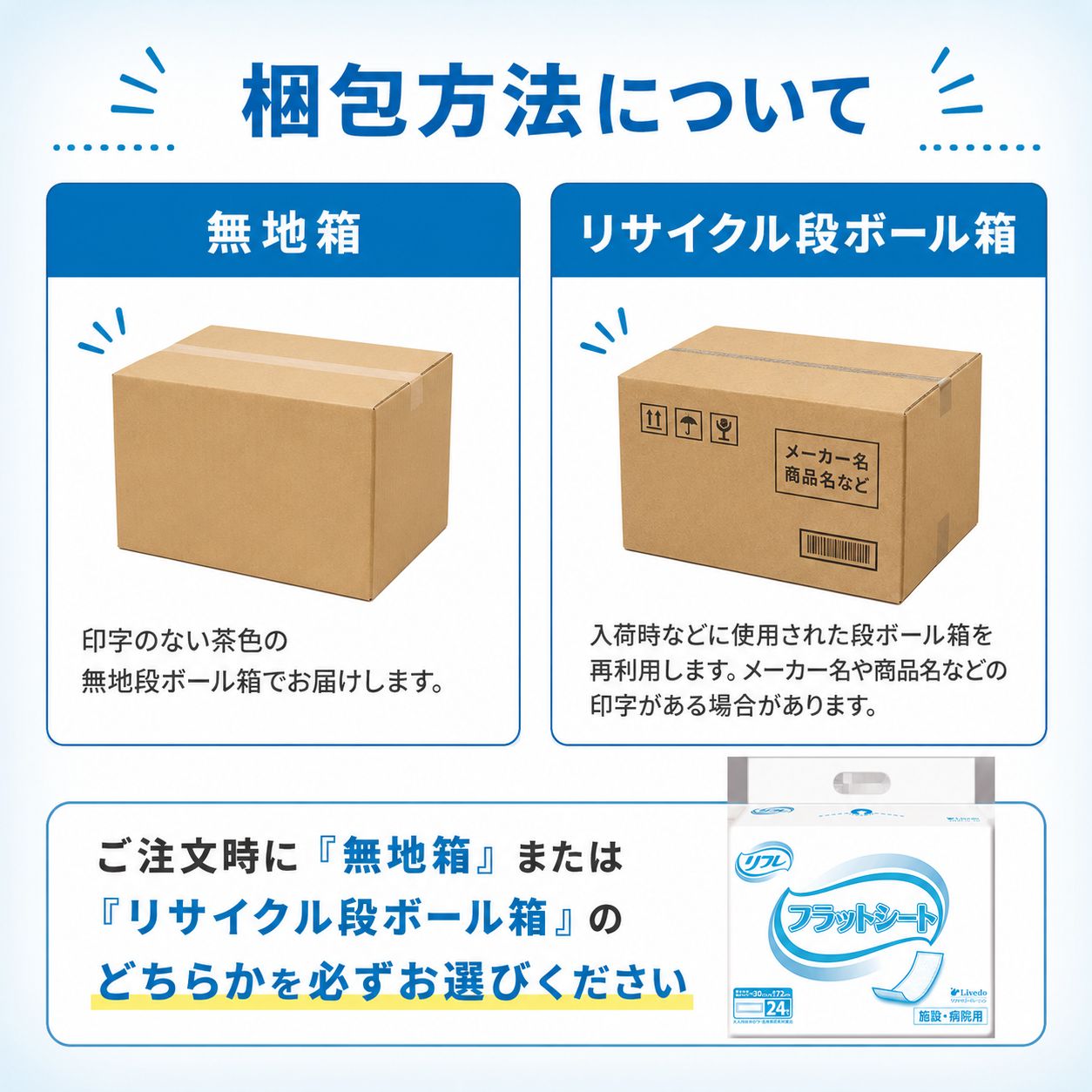 大人用紙おむつ リフレ フラットシート 24枚入 介護用シート フラット