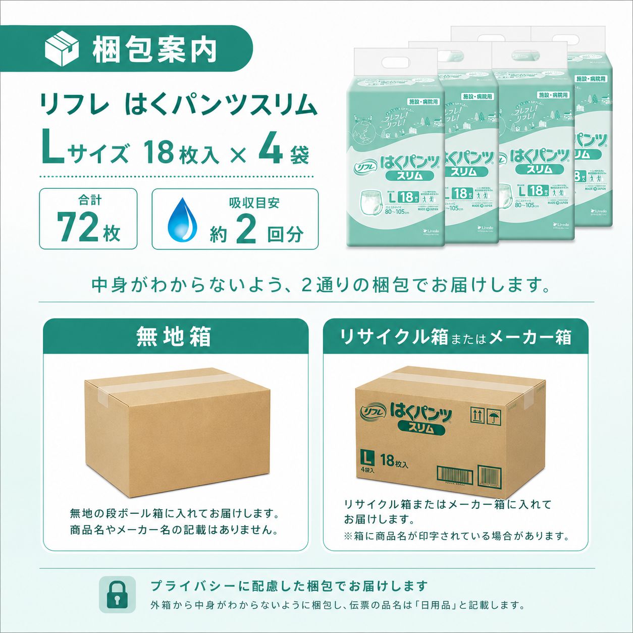 ����ѻ椪��� ��ե� �Ϥ��ѥ�ĥ���� L������ 18������4�� 72�� ��2��ۼ� ����Ѥ���� �ѥ�ĥ����� ��ϥӥ�ѥ�� ���� ���� Ǣϳ�� Ǣ��� ��������