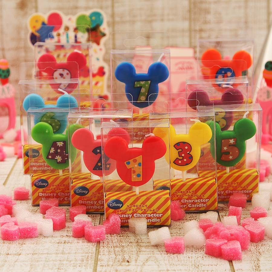 ロウソク キャラクターナンバーキャンドル | お誕生日ギフトアイス