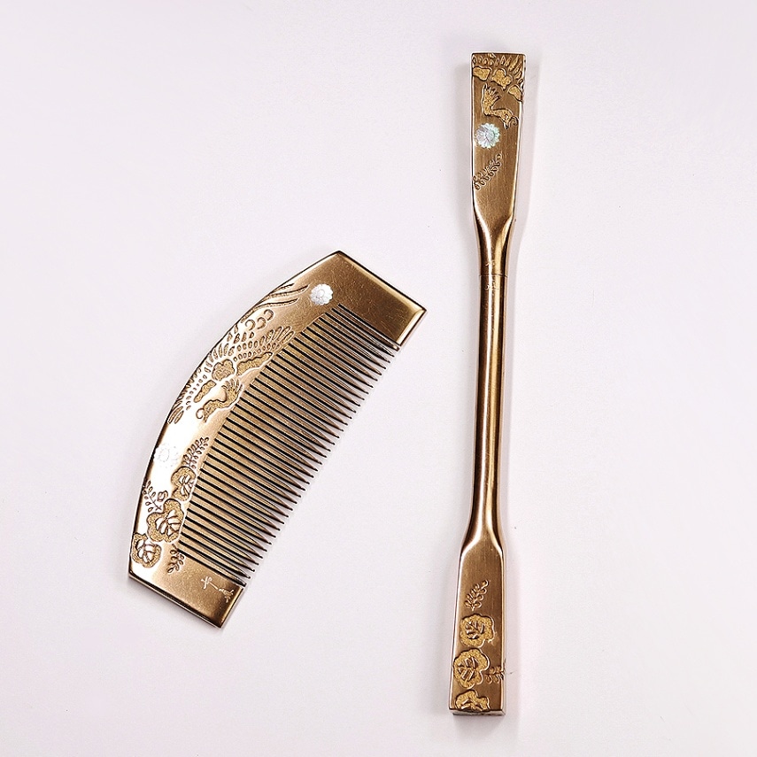 アンティーク　櫛　笄　鼈甲　金蒔絵　漆塗り　浮き彫り　金彩　在銘有　寿山 アンティーク 櫛 笄 鼈甲 金蒔絵 漆塗り 浮き彫り 金彩 在銘有 寿山