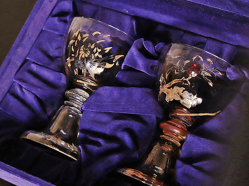 ���ߡ��롦���� Emile Galle  ���ܥ���� ��̥��֥�å� 19〜20���� ���ꥢ 2�� 2P  ���ѥܥå�����