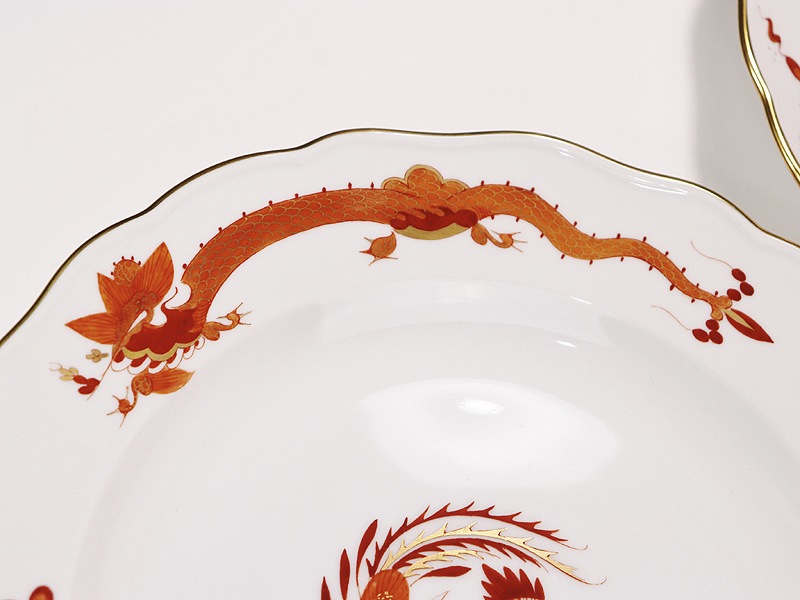 �ޥ����� �ץ졼�� 1957-1972 Meissen ��å��ɥ饴�� ��å� 25.3cm�ץ졼�� 5P