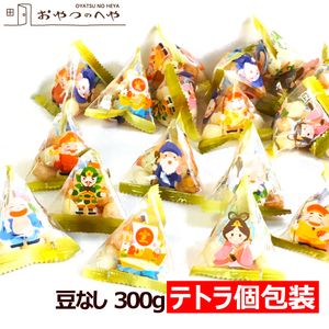 国産 あられ 七福の里 テトラ 個包装 300g 約70個 豆なし 小分け 小袋 招福|おかき・せんべい・和菓子