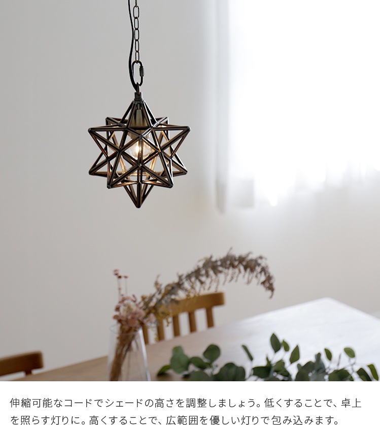 DI CLASSE Etoile エトワール ペンダントライト 星型 クリア Etoile