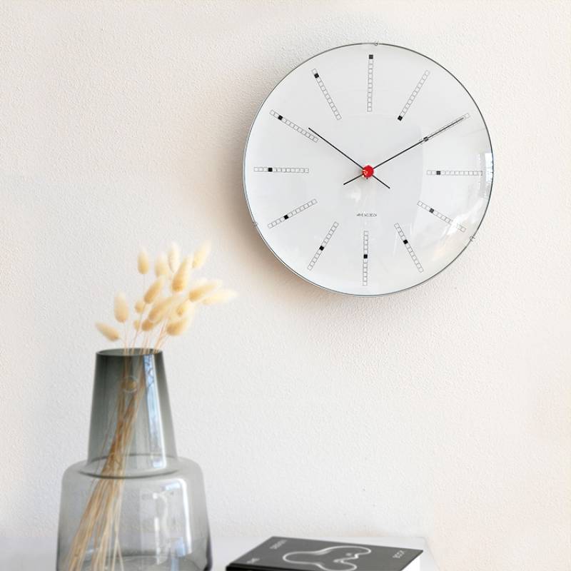 掛け時計 バンカーズ BANKERS アルネヤコブセン ARNE JACOBSEN 290mm壁掛け時計 モダン シンプル デンマーク ローゼンダール 時計 おしゃれ 北欧 インテリア プレゼント ギ
