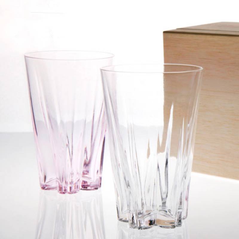 桐箱入りSAKURASAKU Tumbler ［サクラサクタンブラー］ペアセット 【 グラス 日本製 ペア セット 日本酒 キッチン|全商品一覧