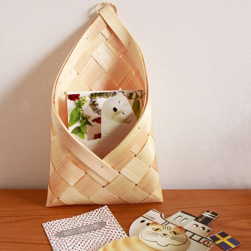 エストニア 焚きぎかご 北欧 モミ エストニア モミの木たきぎかご｜北欧モダンデザイン広場