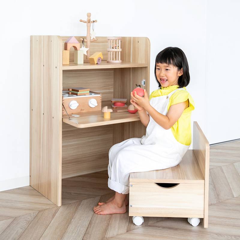 エンケル キッズ おもちゃラック ミニ enkel kids mini  キャスター付 収納ボックス おもちゃ箱 おもちゃ入れ おもちゃ収納 棚 収納ボックス 北欧 木製  かわいい シンプル スリム