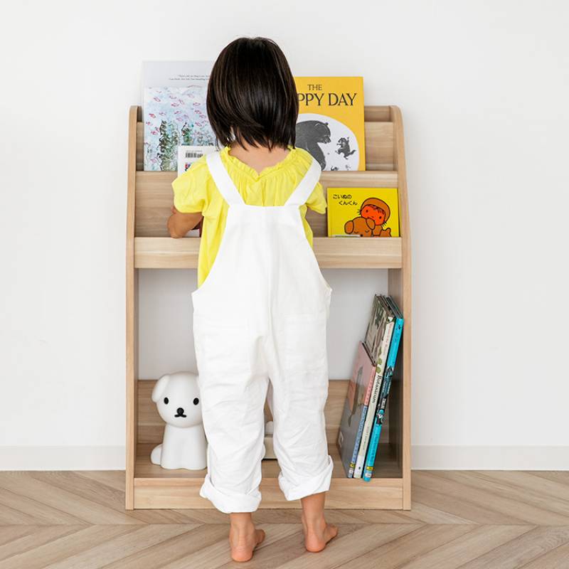 エンケル キッズ ミニ 絵本ラック enkel kids mini 絵本棚 マガジンラック 3段 コンパクト 薄型 知育 本棚 ブックシェルフ  収納 北欧 おしゃれ ブックラック|全商品一覧