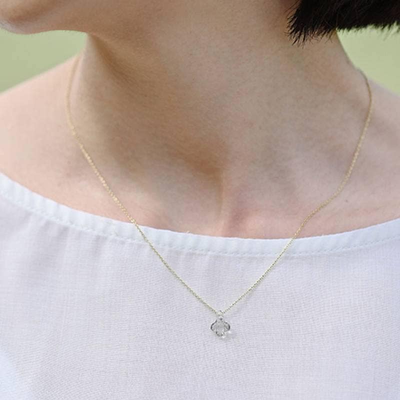 HARIO LWF ネックレス アジサイグレー HAII-AG-N ハリオランプワークファクトリー イイダ傘店 ジュエリー アクセサリー ガラス 硝子 レディース レディースジュエリー シンプル おし