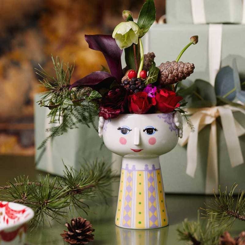 エヴァ フラワーベース ラベンダー H15cm 花瓶 Eva Vase BJORN WIINBLAD ビヨン・ヴィンブラッド エヴァベース フラワーベース 花器 インテリア雑貨 北欧 テイスト おしゃ