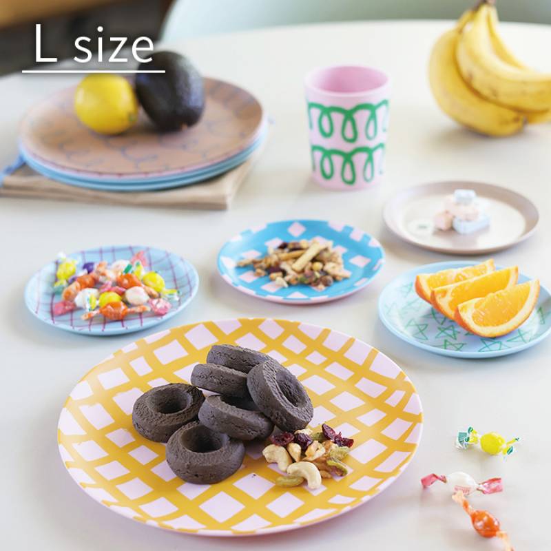 Goma バンブーメラミン プレート L メラミン 子供 キッズ ベビー 食器 goma ゴマ 子供用食器 皿 プレート 割れない メラミン食器 可愛い かわいい プレゼント ギフト お誕生日 ピクニ