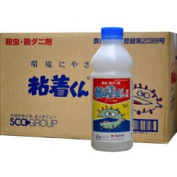 粘着くん液剤 1L×10本 殺虫 殺ダニ剤 農薬 デンプン液剤殺虫剤